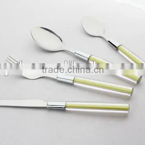 Transparent Plastic Handle Stainless Steel Dinnerware thumbnail-1