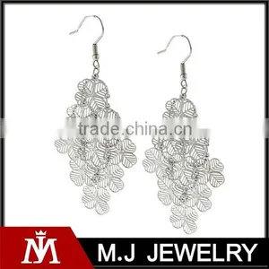 Stainless Steel Women's New Style Teardrop Dangle Fashion Earrings thumbnail-1