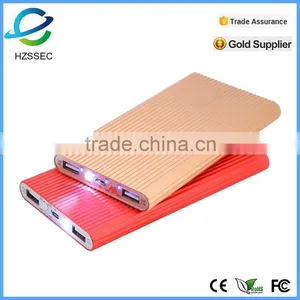 Ultra Slim Portable Power Bank LED Light Mobile Power Bank for All Kinds of Samrtphones thumbnail-3