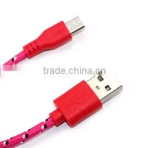 Cable Micro Usb With Nylon Iron Shell USB Cable for Alcatel,Samsung,HTC,Nokia,Huawei,LG thumbnail-4