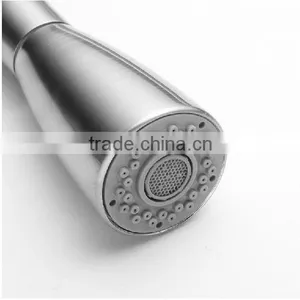 Single Handle Pull Out Spray Stainless Steel Kitchen Faucet, Flexible Hose for Stainless Steel Kitchen Faucet thumbnail-2
