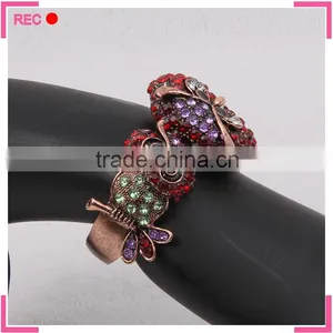 Fashion Bangle for Party, Owl Decoration Rhinestone Bangle thumbnail-2