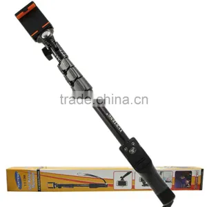 Telescopic Selfie Pole W/ Detachable Wireless Shutter Release & Clip Mount Holder For IPhone Andrpid Phones thumbnail-1