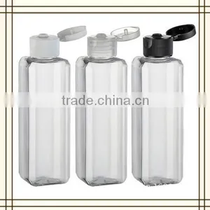 500ml Plastic Colorful Blue PET Bottle With Aluminium Cap for Cosmetic thumbnail-3