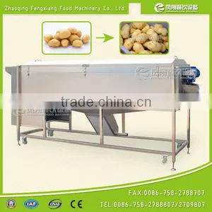 Large Type Screw Vegetable Washer Potato Peeler Taro Washing Ginger Peeling Machine thumbnail-1