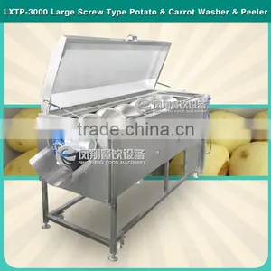 LXTP-3000 Commercial Vegetable Washing and Peeling Machine ,potato Peeler Machine,carrot Washer With 304 Stainless Steel thumbnail-1