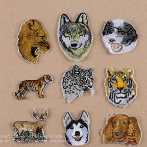Embroidery Appliques - Heat Transfer Custom Animal Design for Promotion (Patch/Emblem/Badge/Label/Crest/Insignia) thumbnail-1