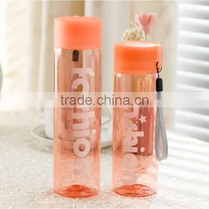 BPA FREE 410ml/330ml Water Bottle/ Sports Plastic Water Bottle With Straw thumbnail-3