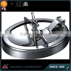 Stainless Steel Tank Parts Elliptic Type YAW Manhole Covers With Pressure thumbnail-1