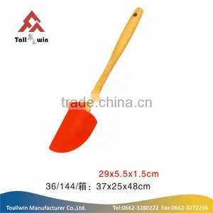 Popular Silicone Baking Spatula,silicone Scraper,kitchenware With Wooden Handle thumbnail-1
