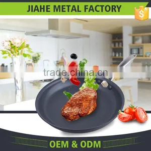 Non-Stick Flat Ceramic Deep Frying Pan With Hard Anodized Exterior thumbnail-5