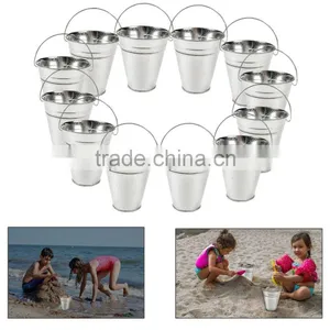Toys Large Galvanized Buckets Great Buckets for Planters or Unique Goody Baskets thumbnail-1