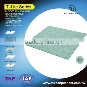 Plastic Polycarbonate Silver Laminated Sheet (Ti-Lite Metallic Green Series) thumbnail-6