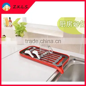 Kitchen Usage Bilayer Plastic Dish Rack For Dish Drying thumbnail-3