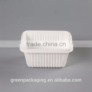 Biodegradable Eco-friendly Corn Starch Boxes Customized Design 1000ml thumbnail-1