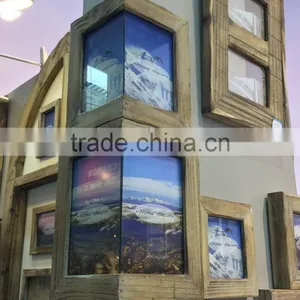 2016 New ANTIQUE Unique Wall Corner Photo Frame, Wooden Corner Picture Frame thumbnail-2