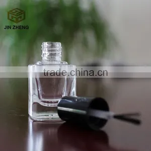 Custom Sauqre 10ml Nail Polish Glass Bottle With With Brush Cap thumbnail-5