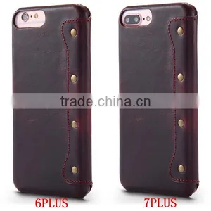 2017 5.5 Inch Universal Cowhide Flip Leather Phone Case For IPhone 7 Plus/6 Plus thumbnail-6