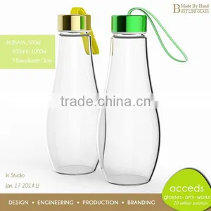 Novelty Different Ti-Borosilicate Thermos Glass Bottle For Gift thumbnail-1