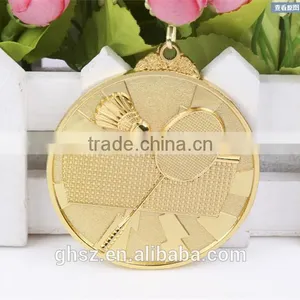 Hot Sale Zinc Alloy Badminton Medal for Wholesale thumbnail-1