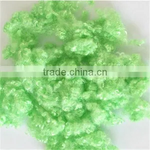 Colored Polyester Staple Fiber Hollow Conjugate Siliconized or Solid thumbnail-1