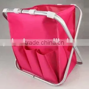 Foldable Storage Basket With Aluminum Tube LAUNDRY BASKET thumbnail-4