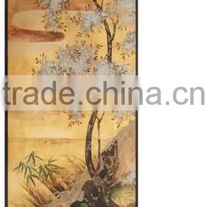 Large Hand-made Chinese Style Gold-leaf Pine Tree Art Screens thumbnail-1
