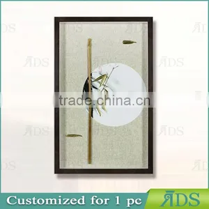 Framed Handmade Gold Ledf Bamboo Home Goods Wall Art thumbnail-2