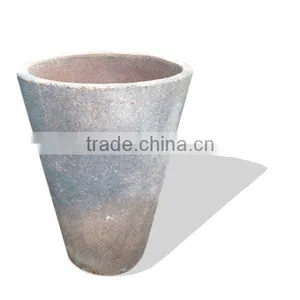 Vietnam Old Stone Outdoor Planter, Outdoor Pottery thumbnail-1