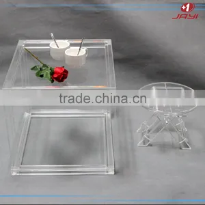 China Manufacturer Wholesale Plexiglass Modern Coffee Side Table thumbnail-4