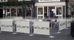 Windbreak Cafe Barrier/stainless Steel thumbnail-3