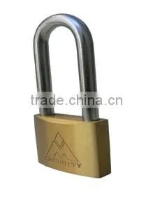 Long Shackle Heavy Duty Brass Padlock, CMK Brand thumbnail-1