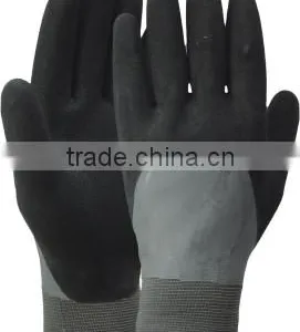 13 Gauge Nylon+10 Gauge Acrylic Insulated Liner Full Coated,nitrile Sandy Winter Gloves thumbnail-1