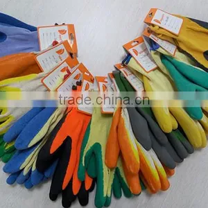 DDsafety Hot Sale 10 Gauge Foam Finished Gray Latex Gloves With CE Safety Gloves thumbnail-5