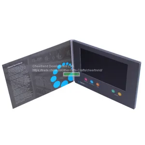 2GB Customzied Size Lcd Video in Print Video Brohcure With hd Screen thumbnail-3