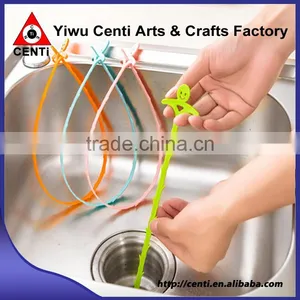 Hot Sale Bathroom Kitchen Hair Remover Cleaner Hook Sink Drain thumbnail-1