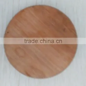 Bamboo Material Laser Engraving Logo Wooden Coaster /wooden Tea Coaser thumbnail-4