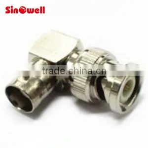CCTV Camera Solderless Coaxial L Type Bnc Male Connector thumbnail-4