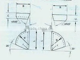 Cemented Carbide Tipped Welding Cutting Blade (1274) thumbnail-1