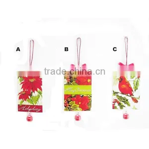Flower Bird Printing Berry Holiday Merry Chirtmas Hanging Ornaments thumbnail-1