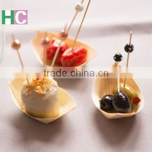 High Quality Cheap Wooden Sushi Boat Plate Tray thumbnail-4