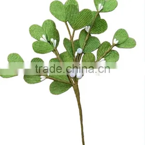 25cm Fabic Christmas Decorative Mistletoe thumbnail-1