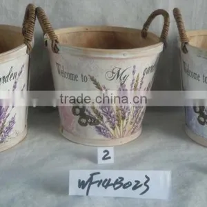 Garden Decoration Wooden Pot Flower Pot thumbnail-4
