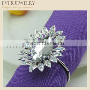 Big Acrylic Stone Napkin Ring for Dinner Party thumbnail-1