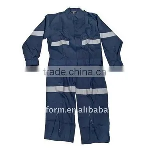 Blue Cotton Flame-retardant Coverall Workwear SL801 thumbnail-1