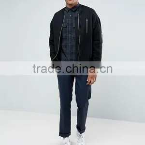 Long Sleeve Point Collar Two Chest Pocket Mens Pre-Shrunk 100% Cotton Breathable Comfort Fit Casual Check Shirts thumbnail-4