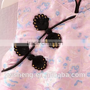 Children 's Qipao 2016 New Sleeveless Vest Skirt National Wind Baby Party Velvet Dress thumbnail-5