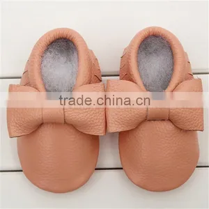 Baby Shoes Newborn Baby Leather Shoes Wholesale China Factory Made thumbnail-2