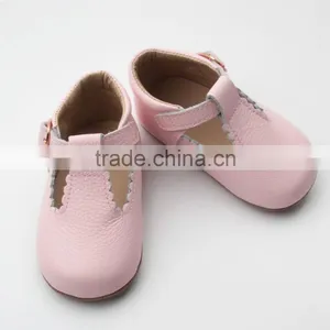 2017 OEM Factory Leather Baby Shoes Rubber Sole Baby Dress Shoes thumbnail-5