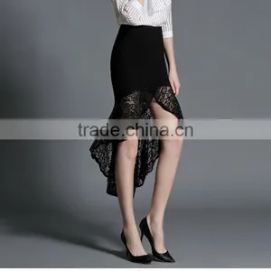 2016 Elegant Fashion Oem High Waist Fomal Skirts Women Latest Long Skirt Design for Wholesale thumbnail-2
